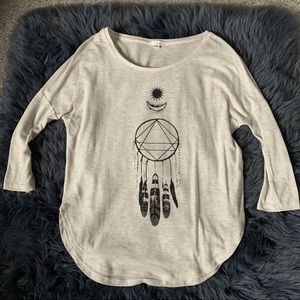 3/4 Sleeve Dream Catcher Top by Garage